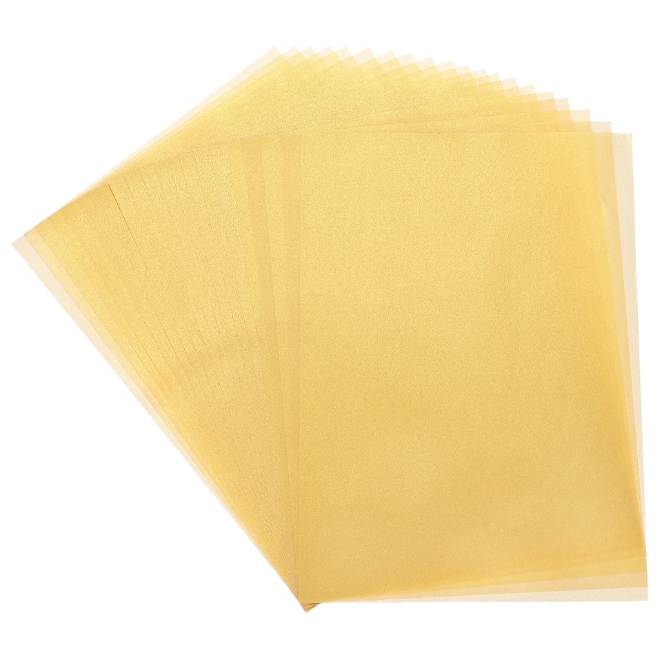 Colored Vellum Paper 20 Sheet Gold 8.3" x 5.9" Printable Vellum Paper - image 1 of 4