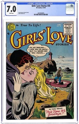Girls' Love Stories #35 CGC 7.0 1955 4637828005 - Image 1 of 2