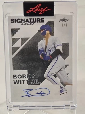 2023 Leaf Signature Series BOBBY WITT JR. Black 1/1 RC Auto FACTORY SEALED - Image 1 of 3
