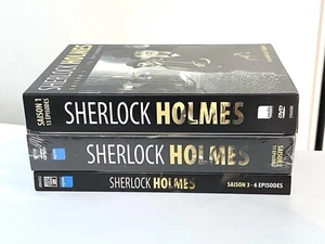 Sherlock Holmes Série Granada DVD Temporadas 1-3 NUEVO/SELLADO Versión Francesa - Imagen 1 de 16
