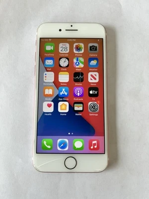 Apple iPhone 7 128GB Rose Unlocked A1660 MNAM2LL/A Battery Life 50% CRACKED SCRN - Image 1 of 4