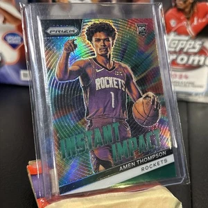 Panini Prizm 2023-24 - Instant Impact Amen Thompson #18 Green Prizm (RC) - Imagen 1 de 2