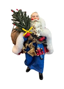 Clothtique Possible Dreams Babbo Natale Viaggio Incantato Figurina 2003 Natale Vintage - Foto 1 di 7