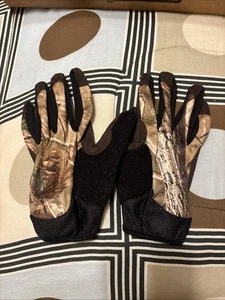 Guantes camuflados de caza Real Tree para hombre ajuste medio ligeros - Imagen 1 de 6