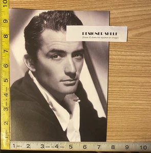 Gregory Peck Actor Headshot Scene Black & White Book Photograph - Picture 1 of 1