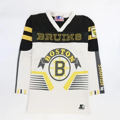 Vintage Boston Bruins Starter Jersey Sweatshirt Size Large 90s NHL - Image 1 of 4