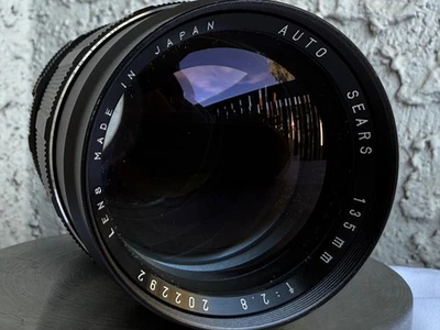 (LOT OF 2) Sears MC 135mm f/2.8 MF lens, M42 mount + Vivitar Auto 2X Custom + UV - Image 1 of 4