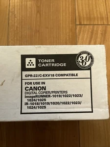 BNIB CANON Toner INK Cartridge Katun Performance Black GPR-22/C-EXV18 compatible - Picture 1 of 2