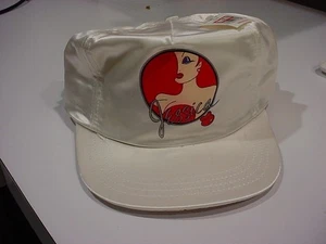 mnt,unused Disney JESSICA RABBIT STORE white "satin" Hat w/tag Roger adjustable - Picture 1 of 3
