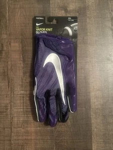 NIKE VAPOR KNIT 3.0 NCAA TCU HORNED FROGS RECEIVER FOOTBALL GLOVES, 2XL, NWT - Picture 1 of 3