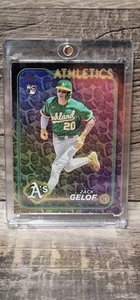 ZACK GELOF 2024 Topps Series 1 EASTER EGG FOIL PARALLEL A’s Athletics RC #166 - Picture 1 of 10