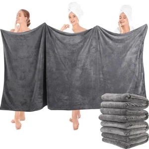 4 Pieces Oversized Bath Towels Luxurious Beach Towels 400GSM 40 x 80 Inch Lar... - Picture 1 of 7