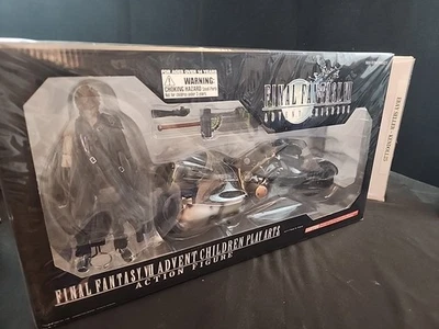 New Sealed Final Fantasy VII Advent Children - Cloud & Fenrir - Play Arts Kai  - Image 1 of 4