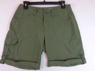 Pantalones cortos Mountain Hardwear para mujer senderismo al aire libre talla 4 verdes Foto 1 de 4