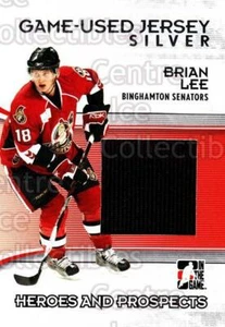 2009-10 ITG Heroes and Prospects Jersey Silver #3 Brian Lee - Picture 1 of 1