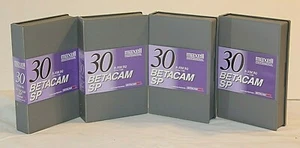 5-Pack BetacamSP 30 Min Videocassette Tapes - Picture 1 of 1