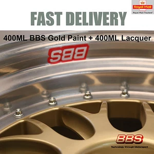 1x 400ml Aerosol German BBS Racing Satin Gold Lack + 400ML Lack E88 NEU - Bild 1 von 2