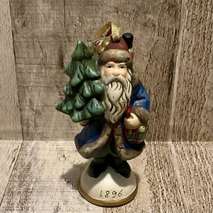 Vintage Christmas Reproductions Inc Babbo Natale 1896 Albero Borsa Giocattoli Ornamento Vecchio Mondo Bambola - Foto 1 di 7