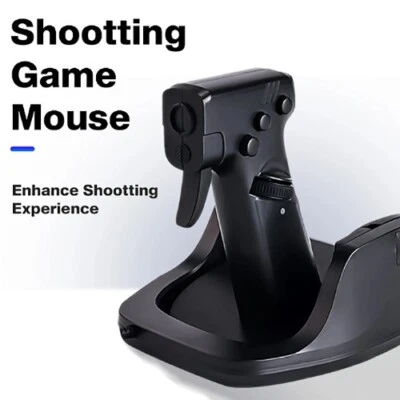 L24 L25A Gun Mouse FPS Game Pistol Handle Grip Wired Peripherals Pc Gaming Mice - Image 1 of 4