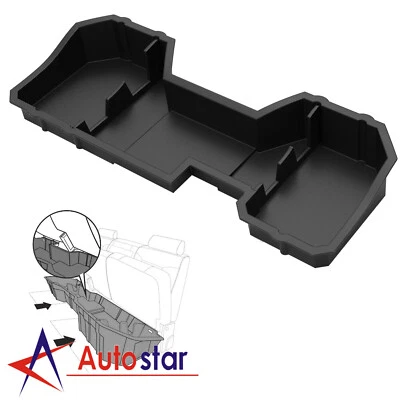 Caja de almacenamiento debajo del asiento compatible con Chevy Silverado 1500 doble GMC Sierra 14-19 Foto 1 de 4