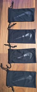 4 Pack NIKE Black Microfiber Sunglasse & Optical Frame Cleaning Cloth Pouch - Picture 1 of 1