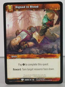 Firmado en Sangre - Corona de los Cielos - 197/198 - WoW TCG - Común - Imagen 1 de 11