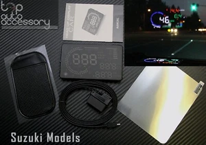 HUD Head Up Display 5.5" OBD II 2 Speed RPM Warning System for all models Suzuki - Picture 1 of 5