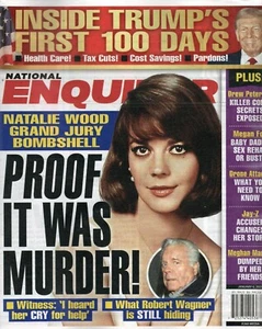 NATIONAL ENQUIRER January 6 2025 Natalie Wood Donald Trump Psychic Predictions - Picture 1 of 2
