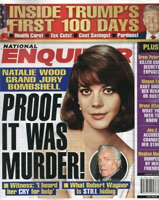 NATIONAL ENQUIRER January 6 2025 Natalie Wood Donald Trump Psychic Predictions - Image 1 of 2