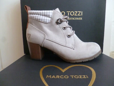 Marco Tozzi Botas Botines Zapatos Taupe 25180 Foto 1 de 4