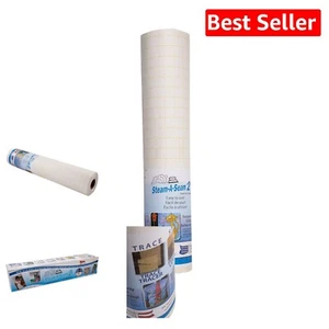Steam-A-Seam 2 24" Wide 3-Yard Roll – Repositionable Fusible Web for Crafting - Picture 1 of 6