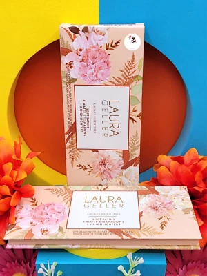 Laura GELLER Laura’s Essentials Soft Satins 6 Matte Eyeshadows + 2 Highlighters - Image 1 of 4