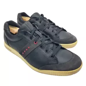 ECCO Street Premiere Hybrid Hydromax Black Mens Sz 46 US 12 Spikeless Golf Shoes - Picture 1 of 13