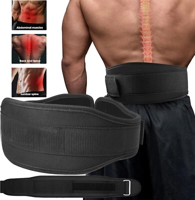 Cinturón De Fisicoculturismo Para Levantamiento De Pesas faja soporte de espalda - Imagem 1 de 4
