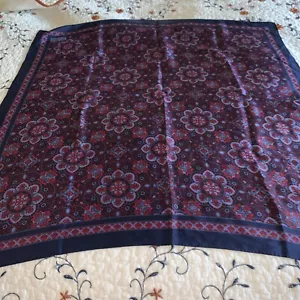 Van Horn 100% Silk Scarf - Picture 1 of 4