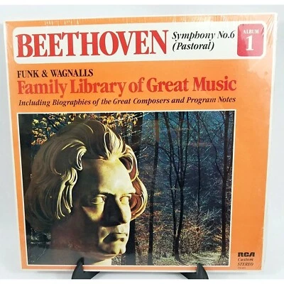 Beethoven Symphony No. 6 Vinyl Record Pastoral Funk & Wagnalls LP Sealed New - Image 1 of 4