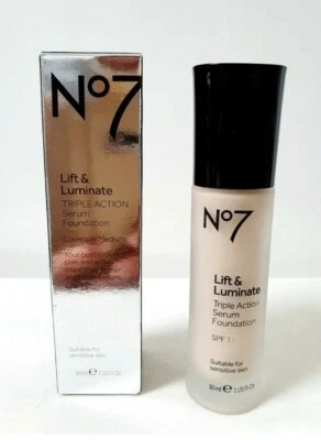 Boots No7 CALICO Lift & Luminate Triple Action Foundation BNIB 30ml FAST POSTAGE - Image 1 of 3