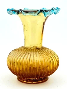 Jolie Vase en verre ancien - Environ année 30 - Objet de décoration - Bild 1 von 5
