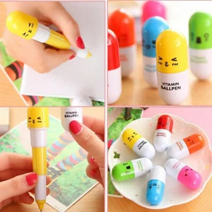 Penne • Penne Vitamina Pillola Vitamin Pill Pens Japan Telescopic IRRESISTIBILI - Foto 1 di 7