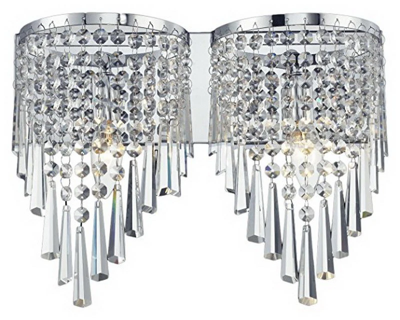 Z-Lite Tango Two Light Chrome Crystal Vanity Light - Image 1 of 1