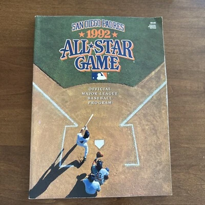 1992 All-Star Game Baseball Program - San Diego Padres - Image 1 of 4