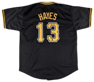 Maglia Ke'Bryan Hayes firmata personalizzata Pittsburgh Pirates Beckett certificato di autenticità - Foto 1 di 3
