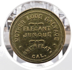 Smith Flat, Cailf. Mother Lode Salvataggio G/F 25¢ 26mm El Dorado Cnty Gettone SP3417 - Foto 1 di 2