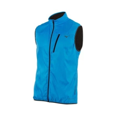 NEW WITH TAGS SMALL Mizuno Breath Thermo Vest Mens S Blue Full Zip - Image 1 of 4