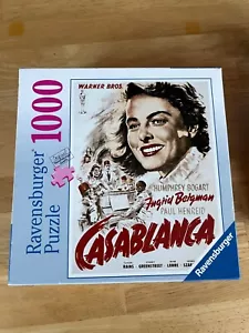 Casablanca Ingrid Bergman Puzzle 1000pc Ravensburger c2007 Warner Brothers - Picture 1 of 7