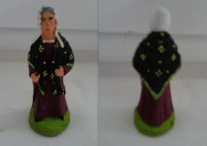 SANTON CARBONEL FEMME A LA CALEN 7 CM - Imagen 1 de 1
