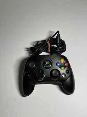 Mando Original Xbox OEM Tipo S Negro X08-69873 con Cable Rompible FUNCIONA Foto 1 de 2