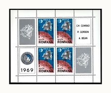 Romania, Sc #2137, MNH,1969, S/S, SPACE, APOLLO XII, CONRAD, GORDON, BEAN