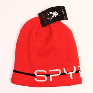 Spyder Women's Winter Knit Beanie Hats red Acrylic Lined Fleece - Bild 1 von 3