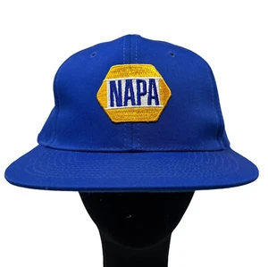 NAPA Auto Parts Vintage Snapback Mütze Cap 80er 90er Retro bestickt Nissin blau - Bild 1 von 9